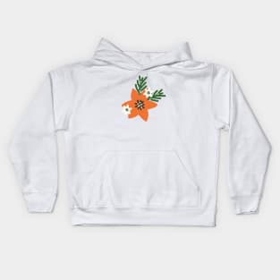 Poinsettias Kids Hoodie